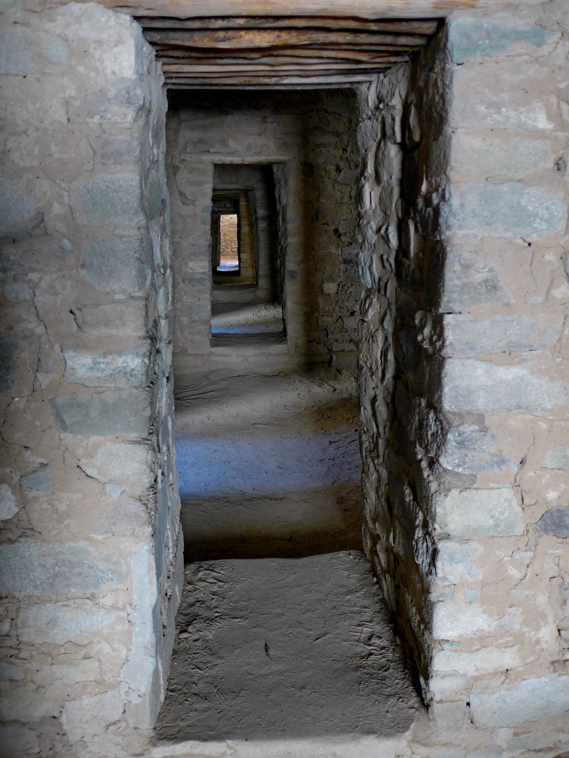 Passage in the Aztec ruins